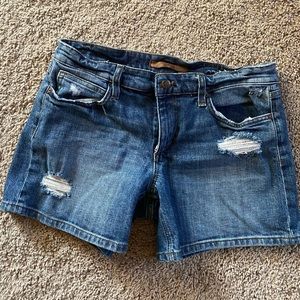 Distressed Jean Shorts